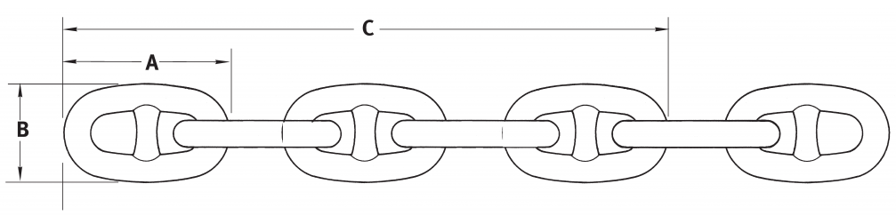 stud link anchor chain for ship