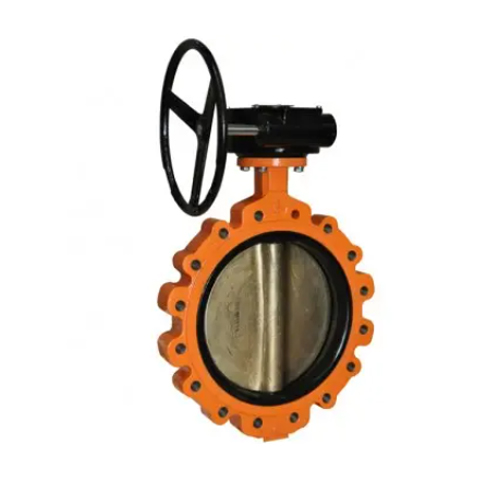 marine md series lug type butterfly valve white background