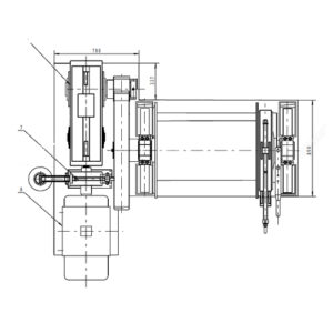 marine electric mooring winch