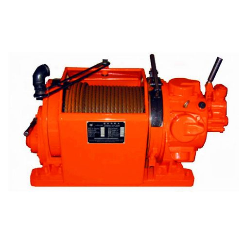 marine pneumatic mooring winch white background