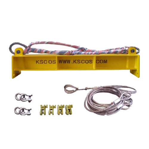 shipping container spreaders equipment white background