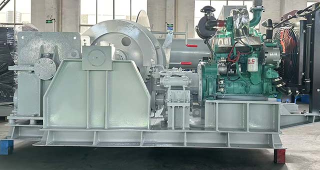 marine and ship capstan winch in factory
